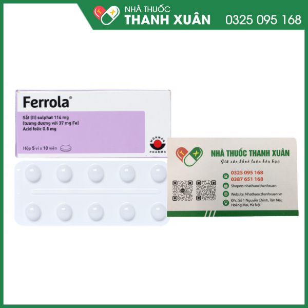 Ferrola trị thiếu máu